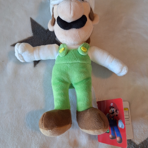 2012 Little Buddy Fire Luigi S Plush Super Mario Bros Tag - Picture 3 of 11
